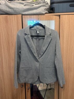 a new day Gray Single-Button Blazer